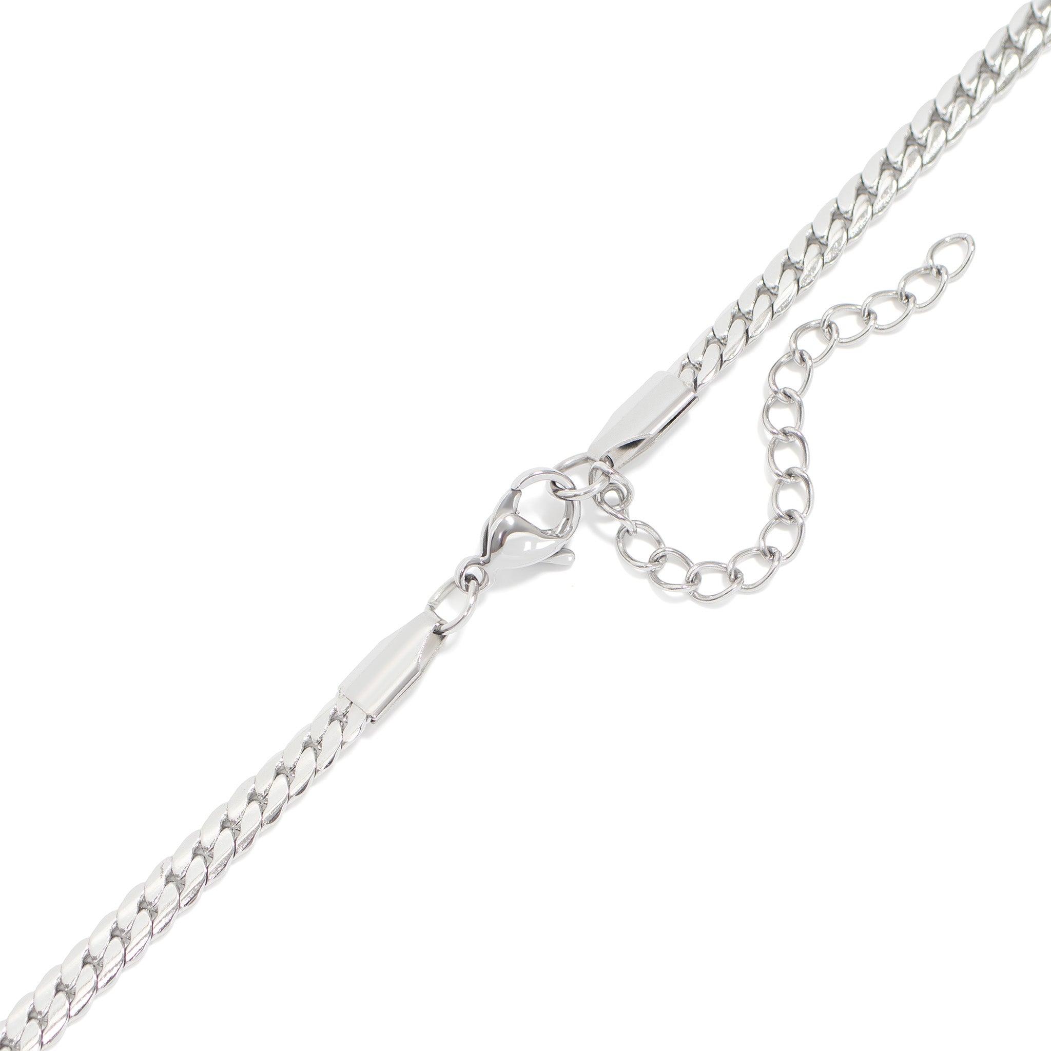 18K Gold PVD Stainless Steel Curb Chain Charm Holder Necklace / CHN0102、mySite、dreamappss