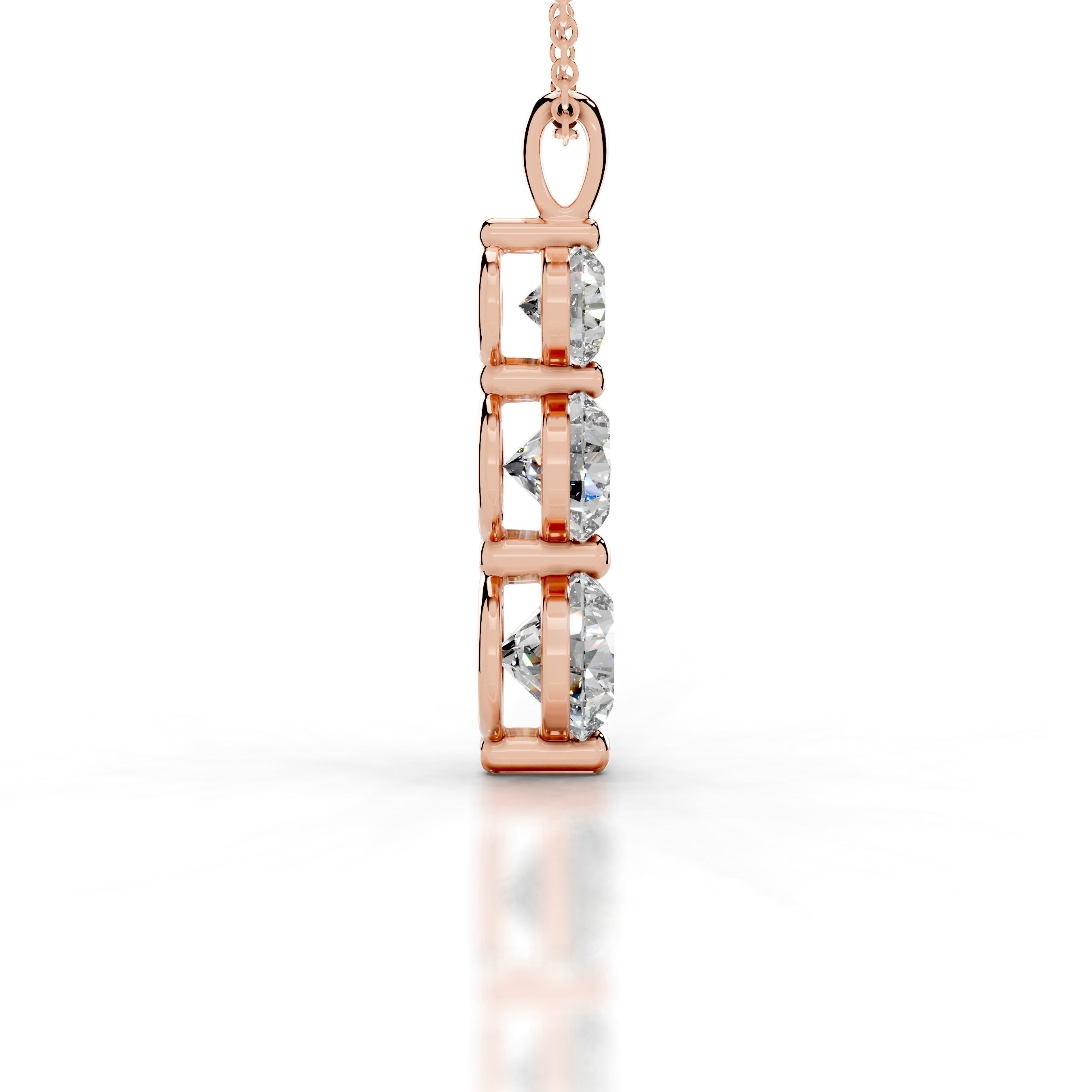 Mekell Diamond Pendant - 14K Rose Gold、mySite、hinf8tx79