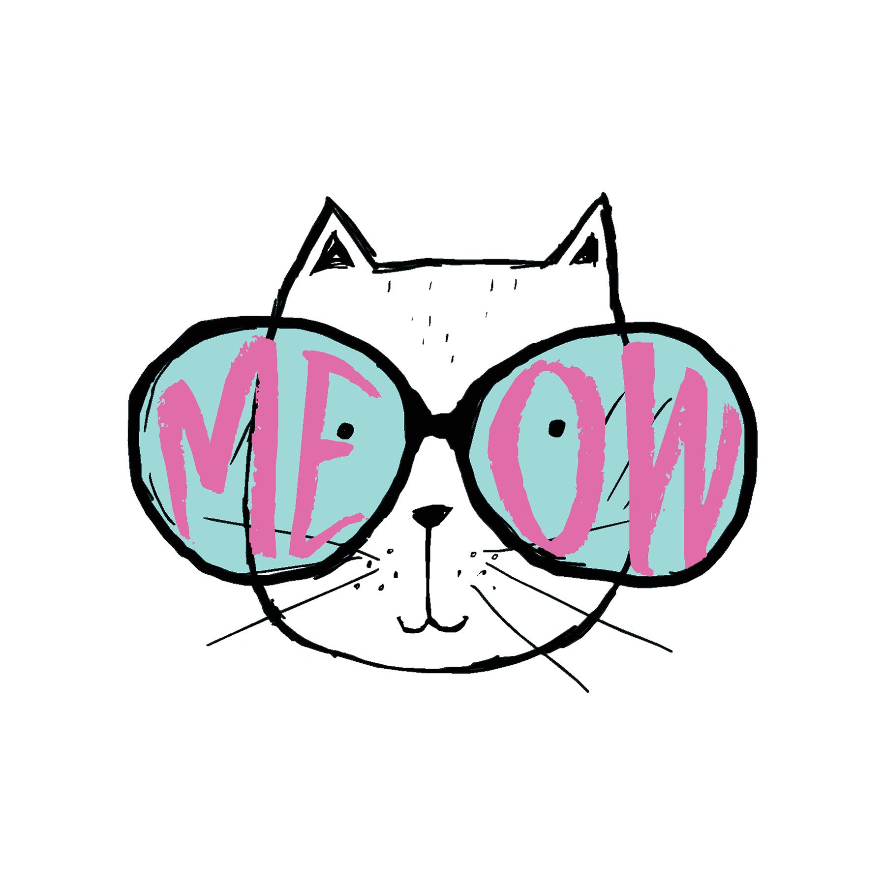  Meow Cat Vinyl Sticker Decal、mySite、ghnorth