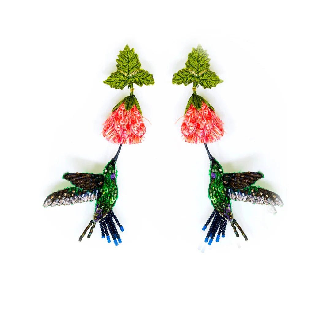  Cuban Emerald Hummingbird Earrings、mySite、elrpsem3k