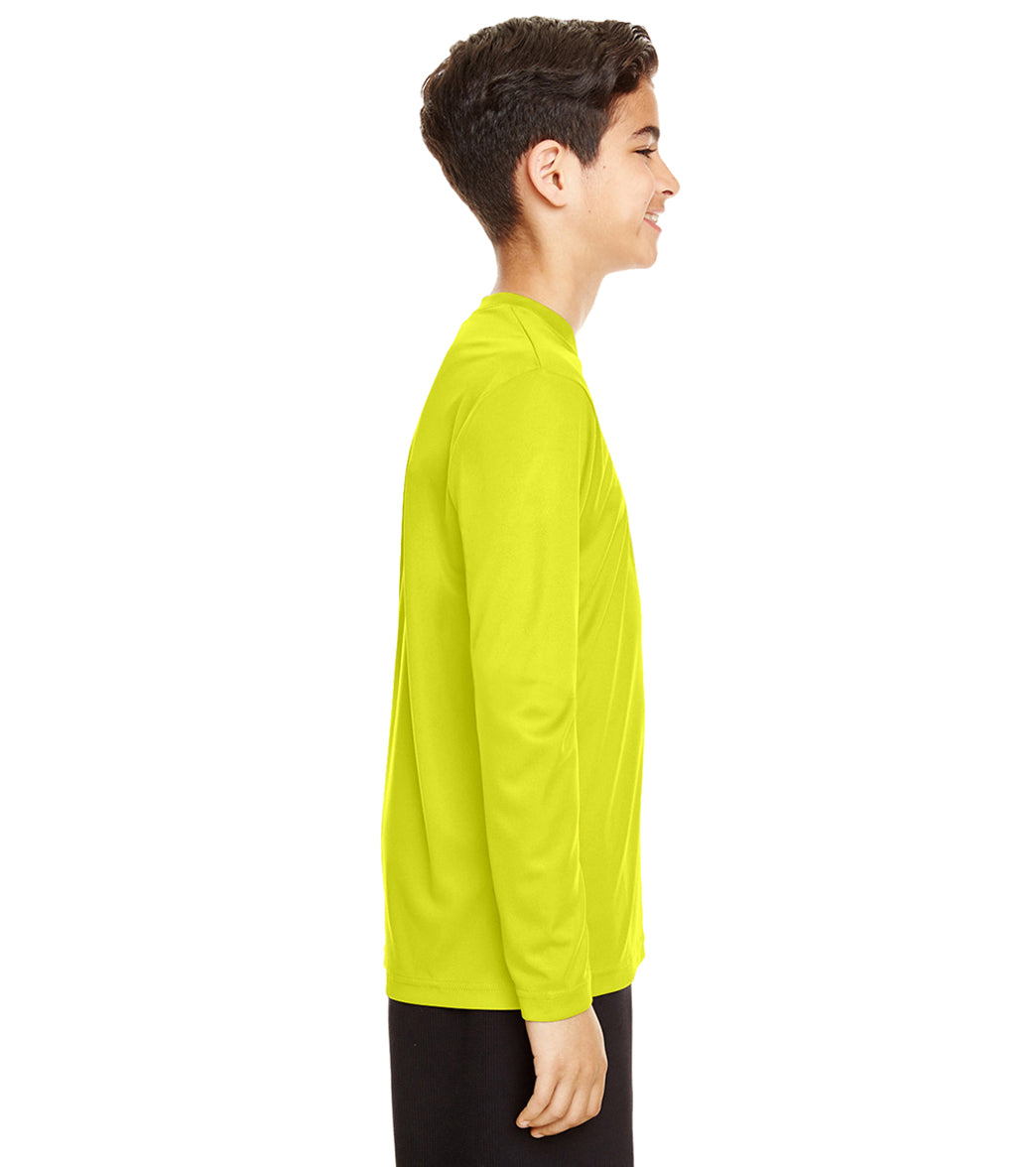 Team 365 Youth Zone Performance Long Sleeve T-Shirt、mySite、noshort