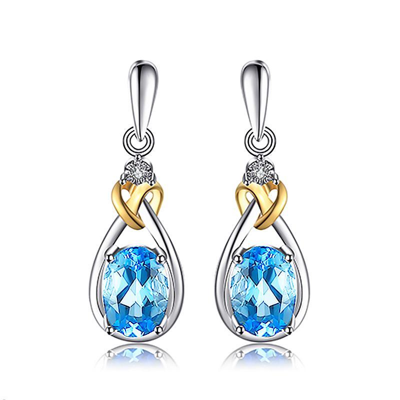 Celtic Love Knot Jewelry SET-Diamonds & REAL Gemstones in Sterling Silver、mySite、g9winljtr