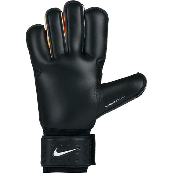 Nike Men's Grip 3 Goalkeeper Gloves Black/Laser Orange/White、mySite、noshort