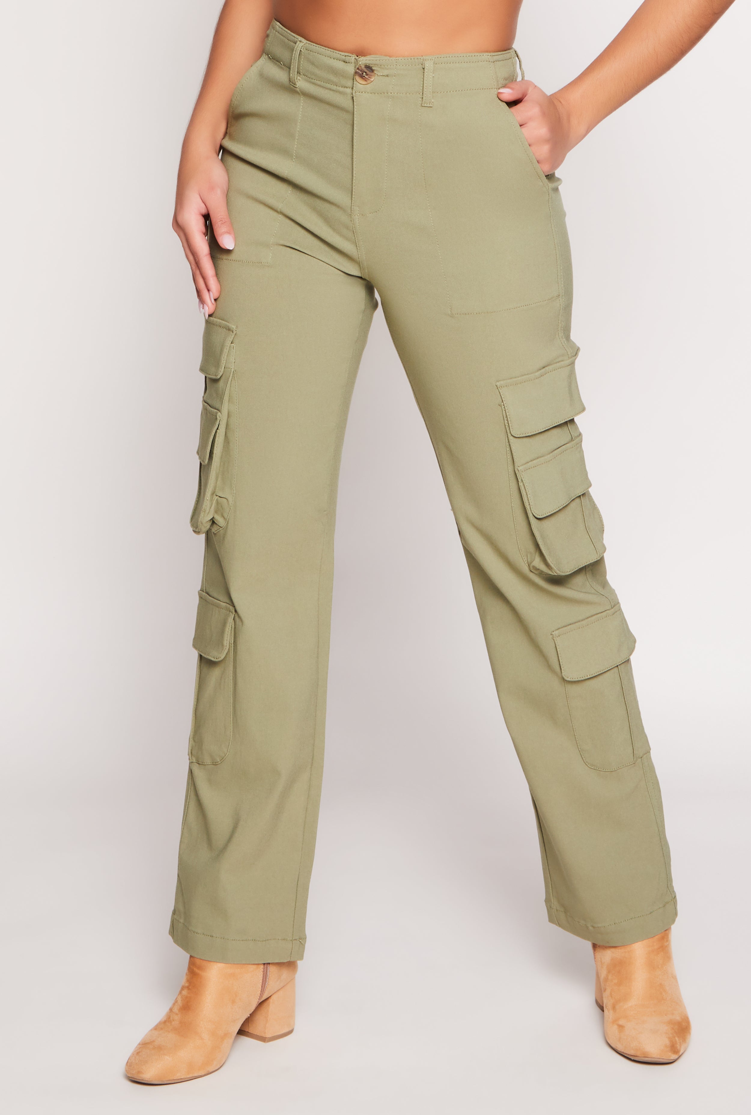 Haute Monde Straight Leg Cargo Pants、mySite、camillekostekn