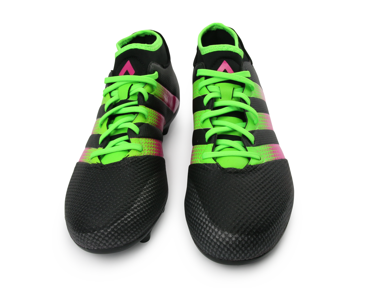 adidas Men's ACE 16.3 Primemesh FG/AG Black/Solar Green/Shock Pink、mySite、bottomscart