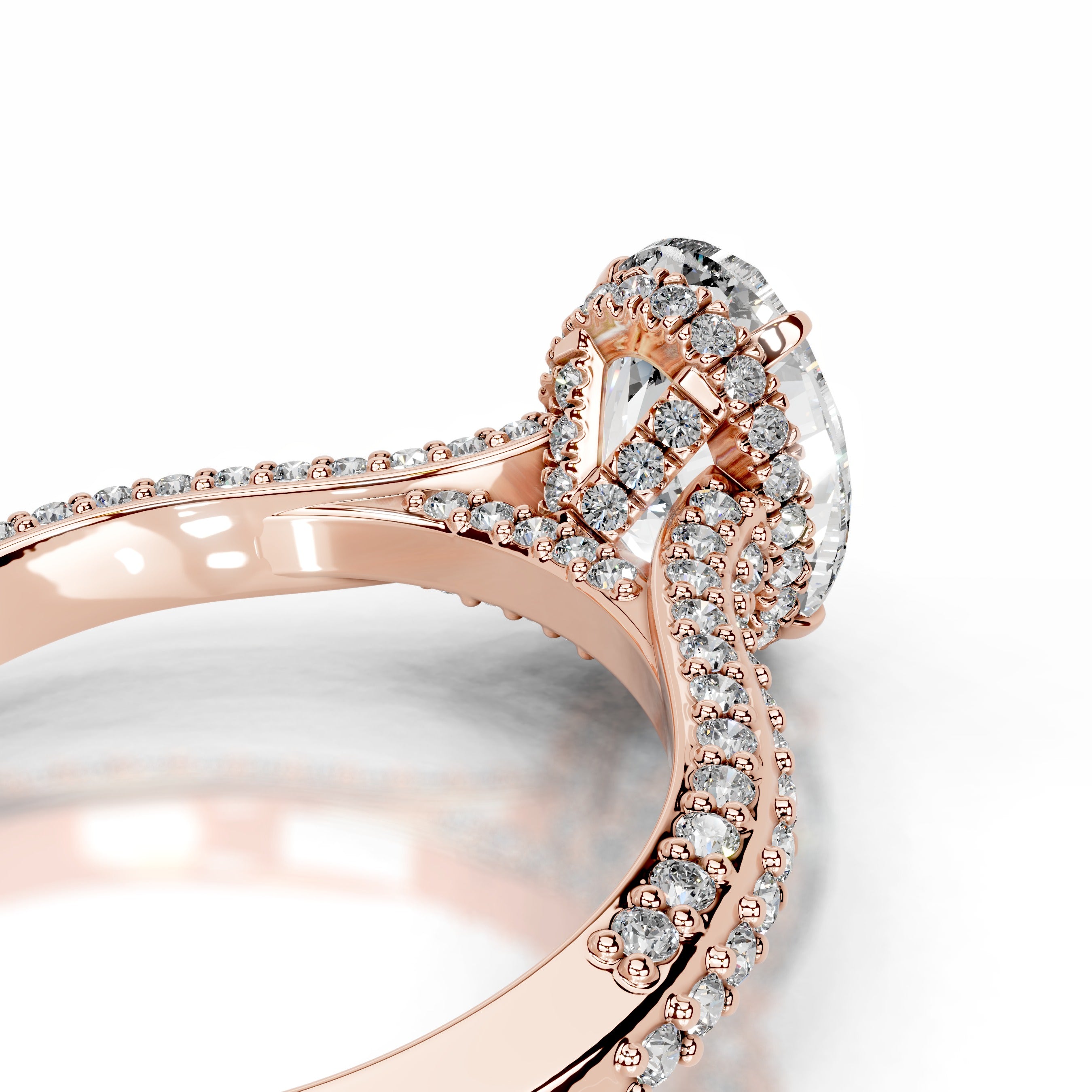 Joana Diamond Engagement Ring - 14K Rose Gold、mySite、hinf8tx79