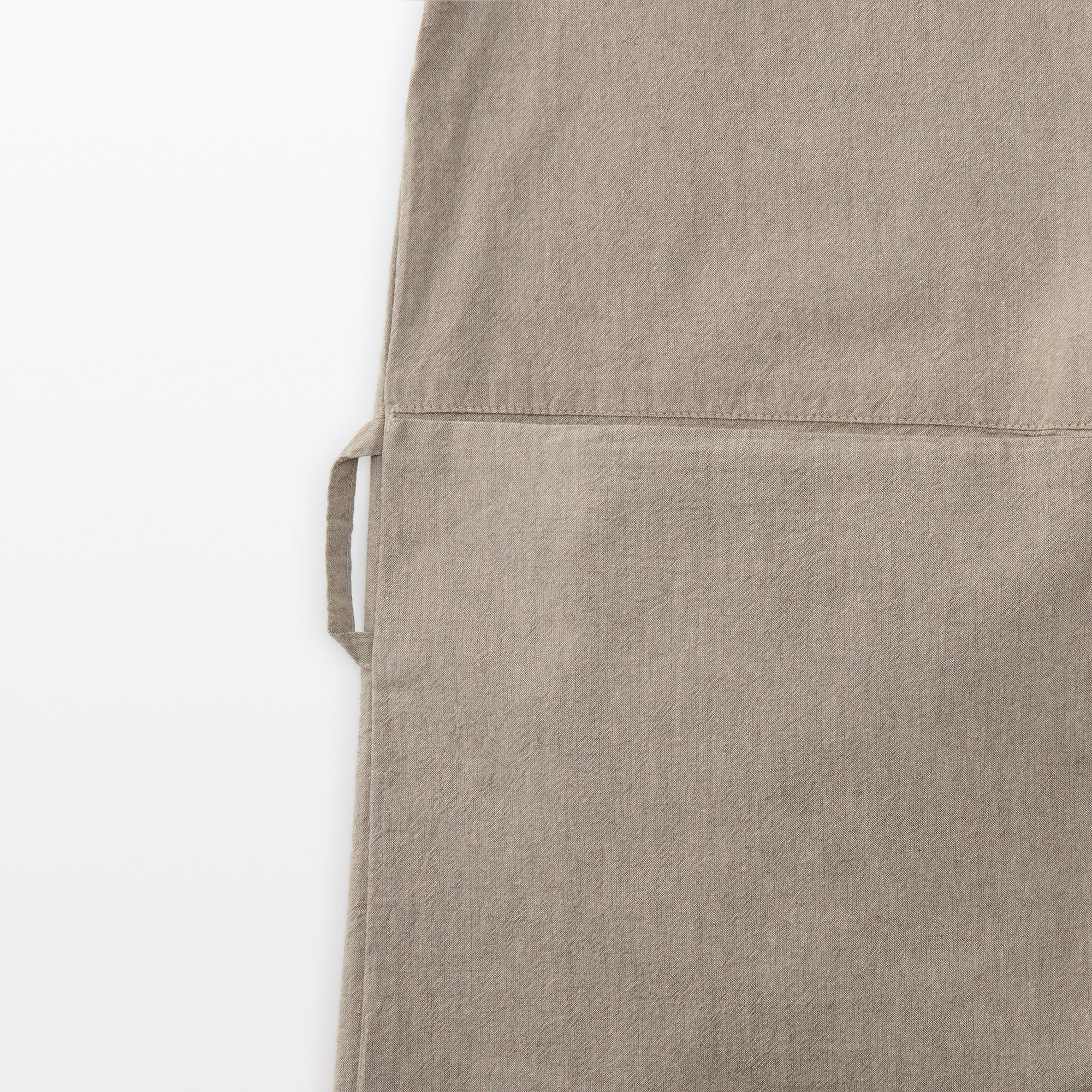  Easy Fit Long Sleeve Apron - Dark Beige、mySite、sugarbowlscore