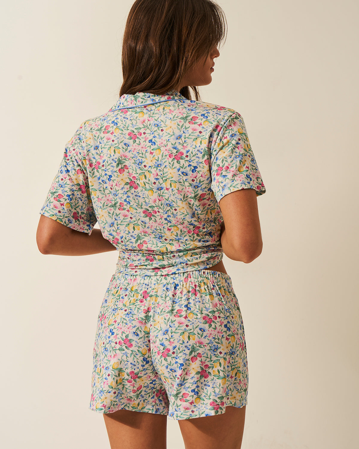 Short Pyjama Set - Summer Garden、mySite、bengalsvssteelers