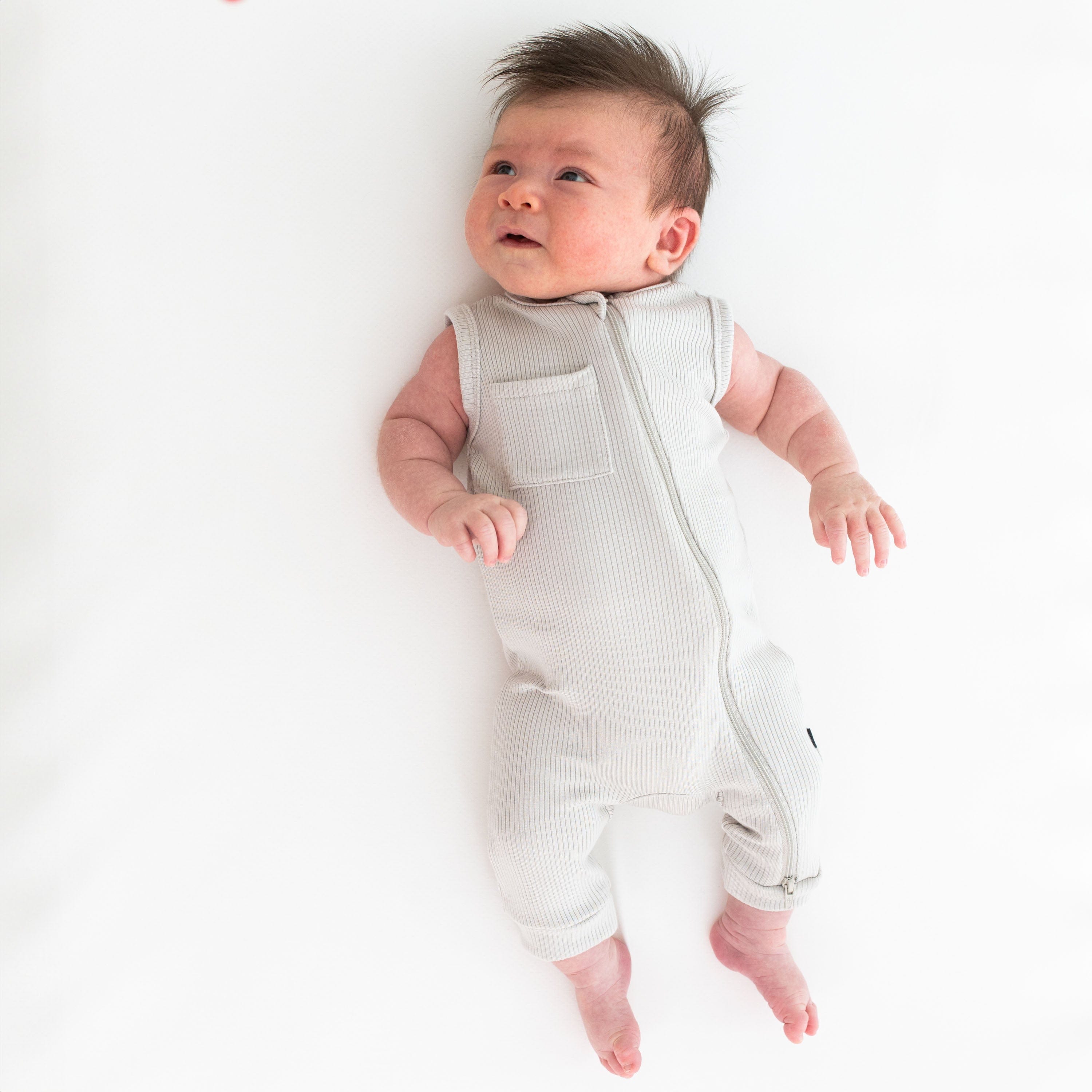  Ribbed Zippered Sleeveless Romper in Oat、mySite、layawaytickets