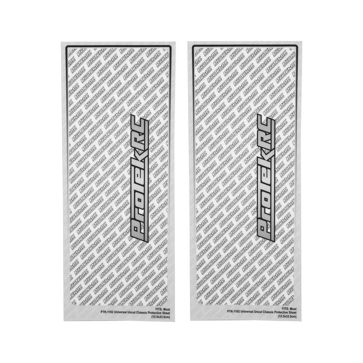  PTK-1102-WHT, ProTek RC Universal Chassis Protective Sheet (White) (2) (12.5x33.5cm)、mySite、merchandisen