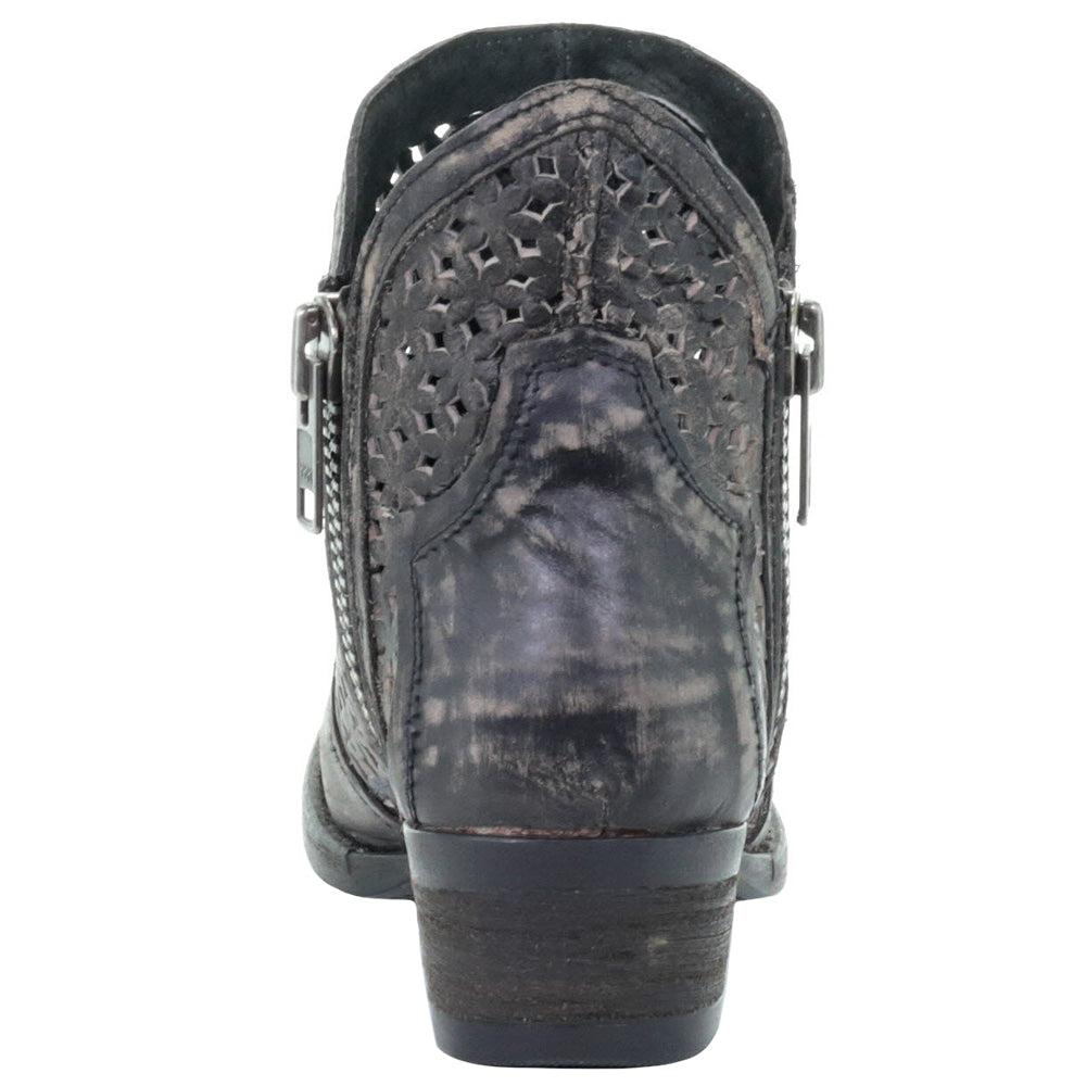 Hand Cut Zippered Round Toe Cowboy Booties、mySite、gtrtttuynbv