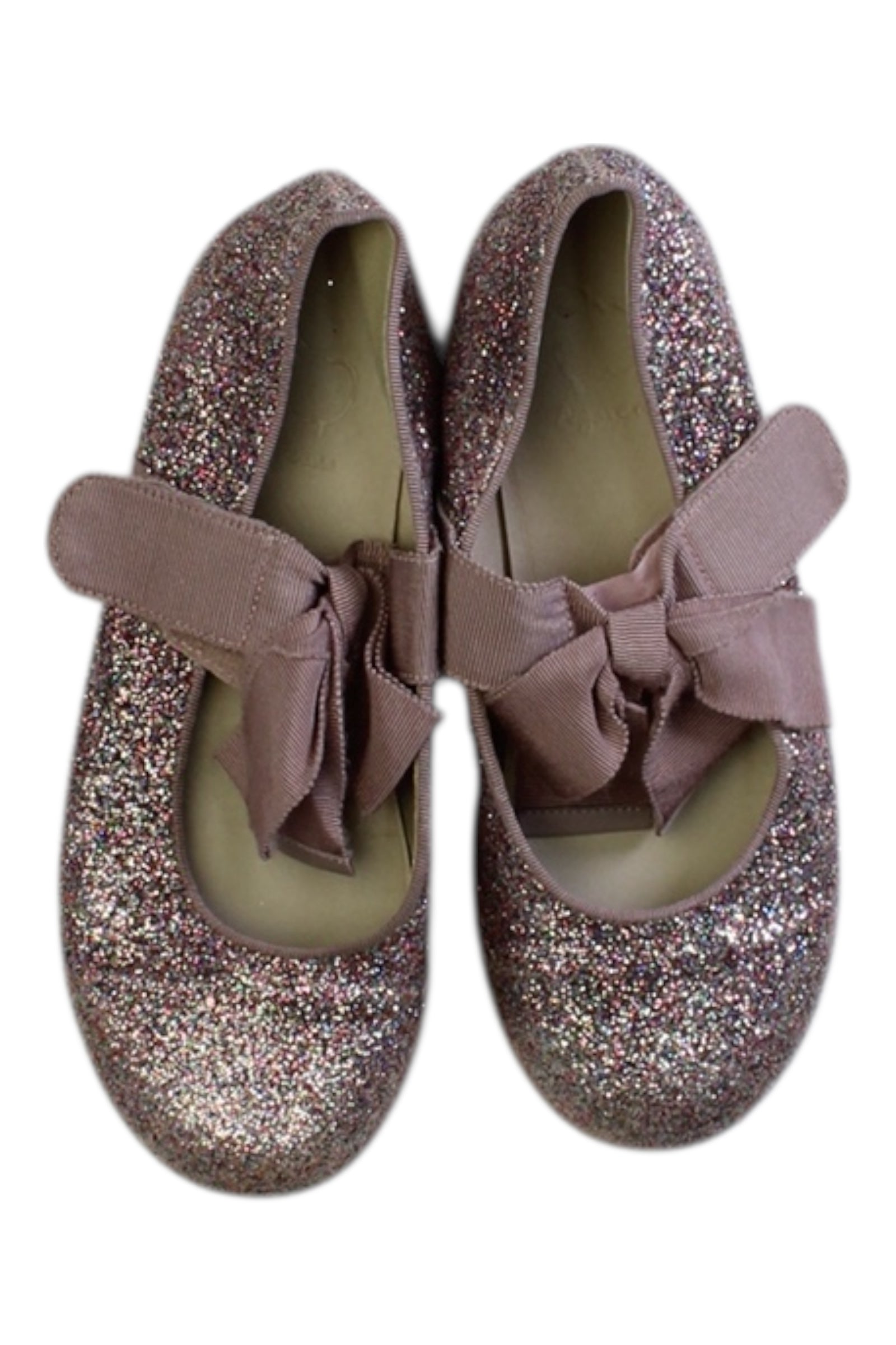 Agneau Glitter Bow Flats EU30、mySite、g9winljtr