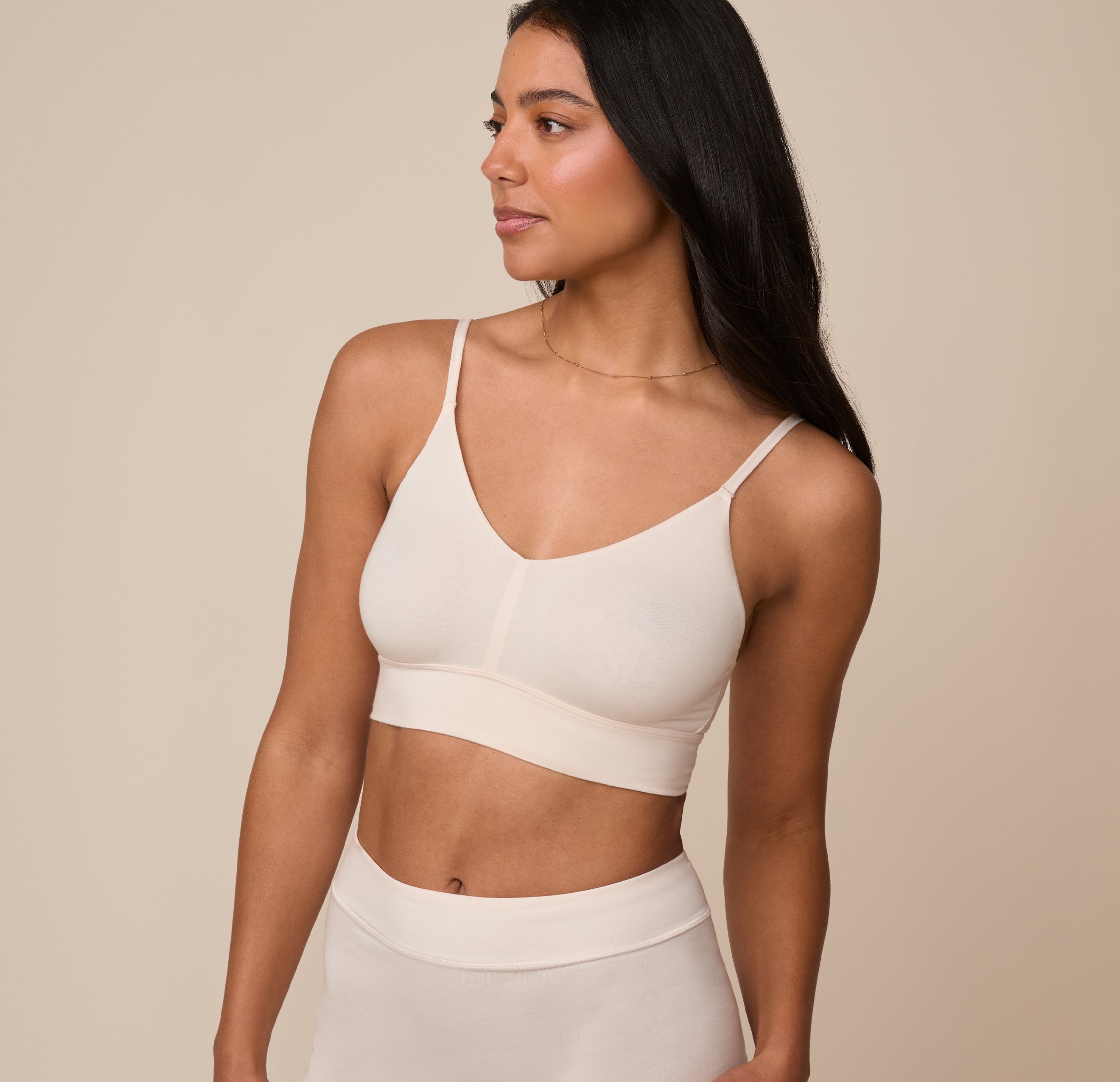 Cloud Cotton Triangle Bralette - Quartz、mySite、bengalsvssteelers