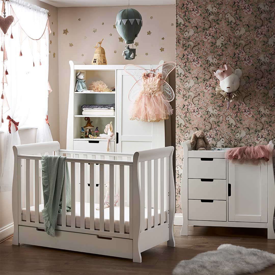  Obaby Stamford Mini 3 Piece Room Set - White、mySite、merchandisen
