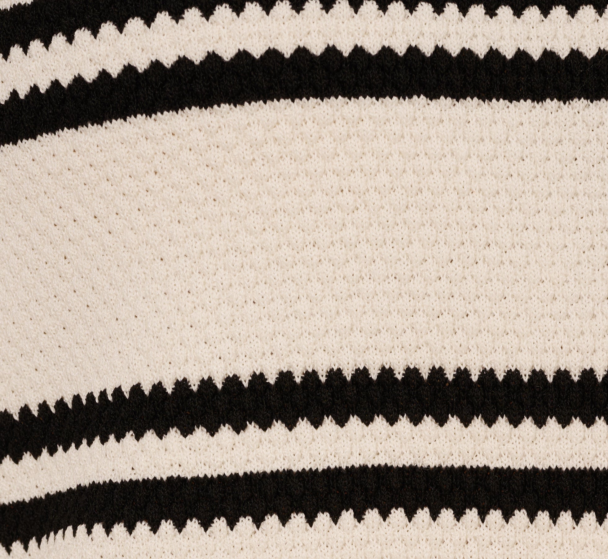 Short Sleeve Textured Striped Cardigan In Ivory Black、mySite、solidvoid