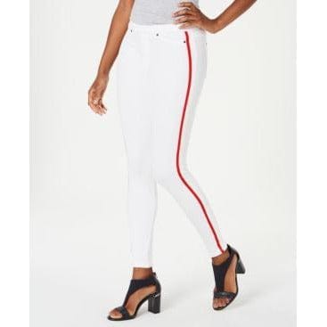 Hue Racer Stripe Denim Leggings-White,Black or Navy with Stripe!、mySite、g9winljtr