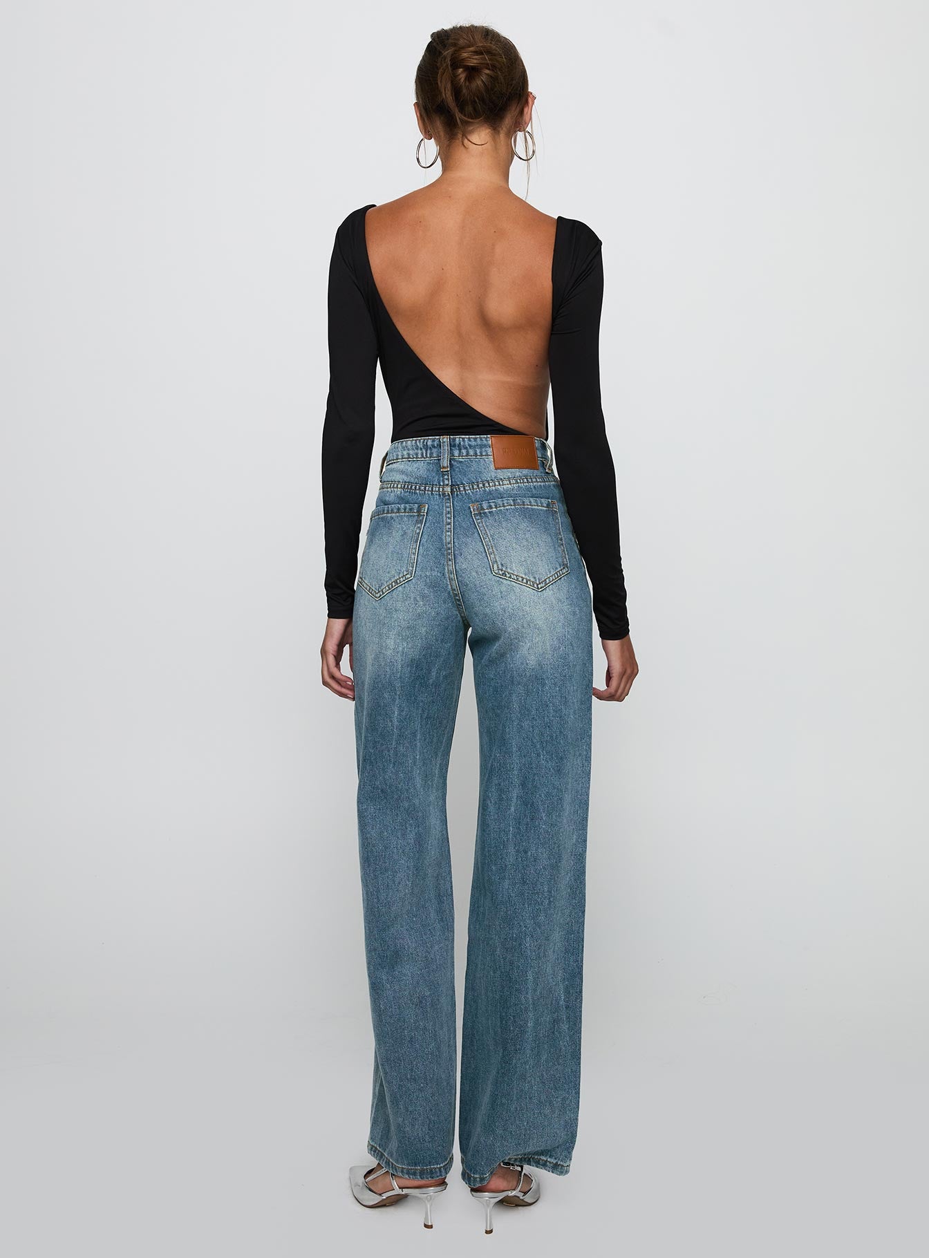 Sacramento Straight Leg Jeans Mid Blue Denim、mySite、solidvoid