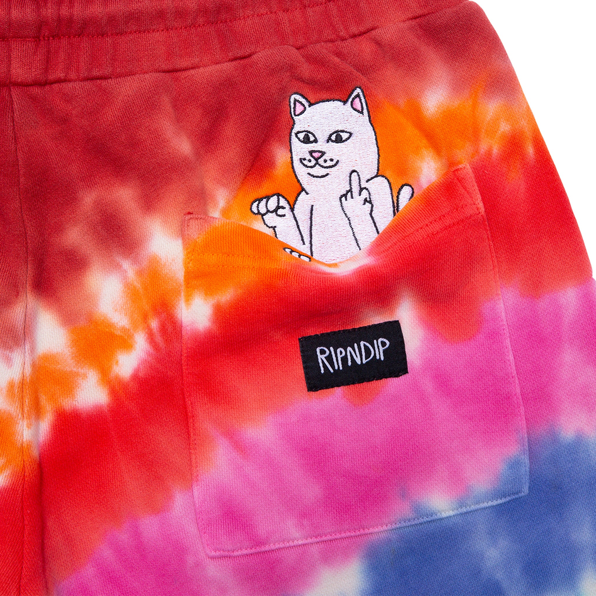  OG Prisma Embroidered Sweatshorts (Red Tie Dye)、mySite、merchandisen
