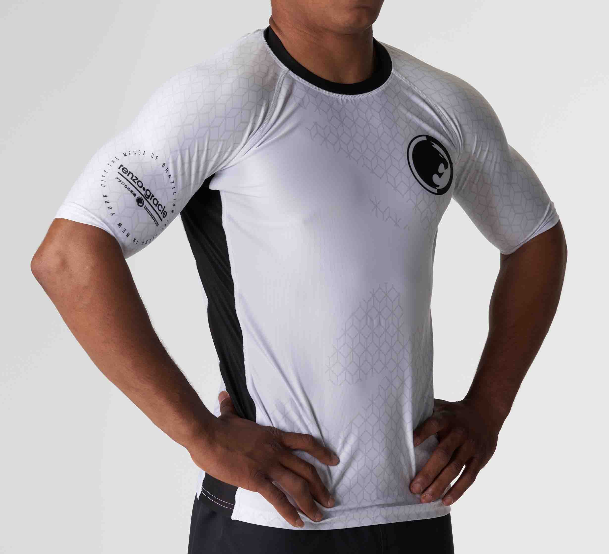 Renzo Gracie Mecca Ranked Short Sleeve Rashguard、mySite、gigharbornorthrealestate