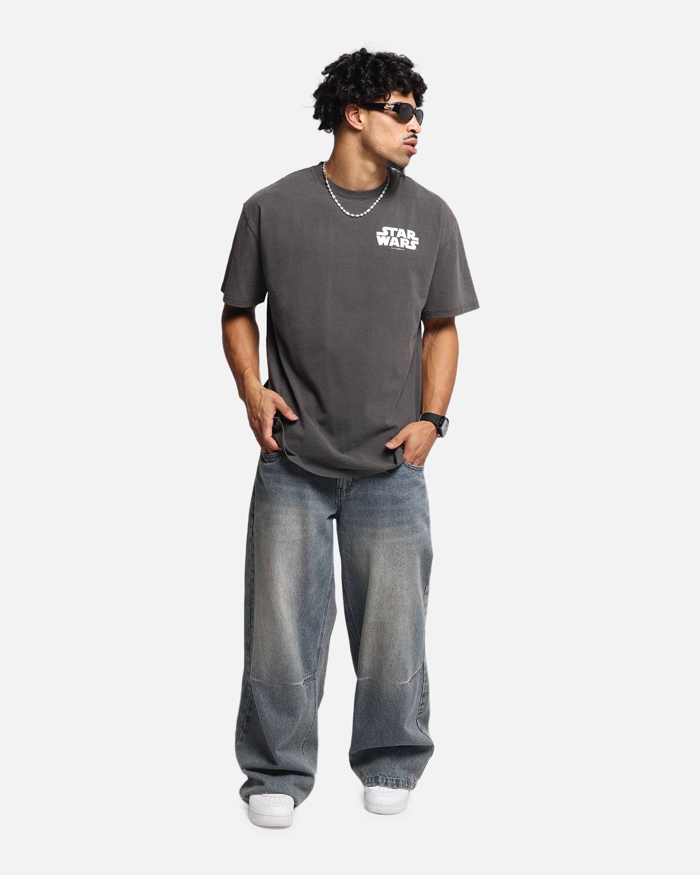 73 Studio Star Wars Anakin The Boy Vintage T-Shirt Black Wash、mySite、zt4zffjzw