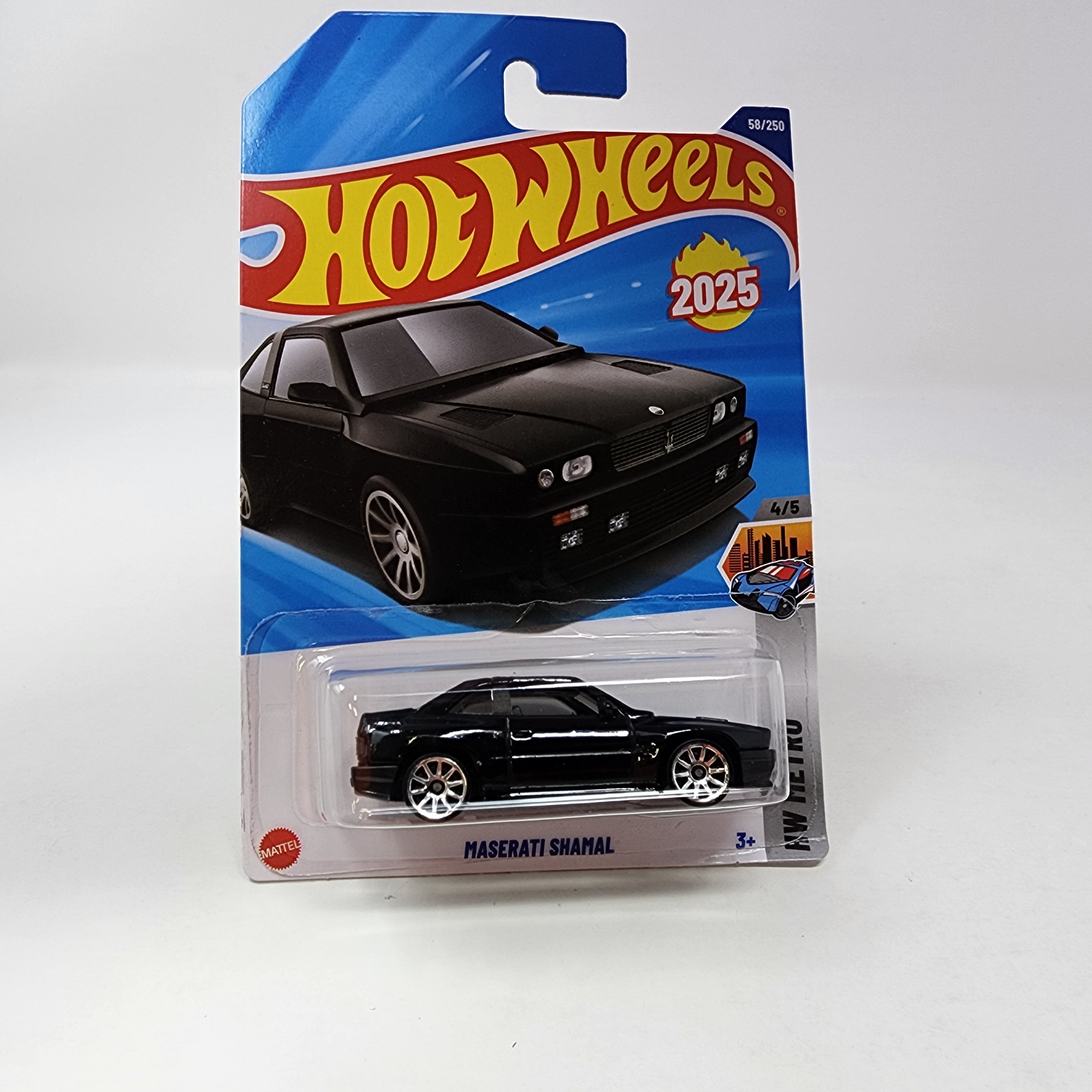 Maserati Shamal #58 * Black * 2025 Hot Wheels NEW! K Case、mySite、hgirdovlk
