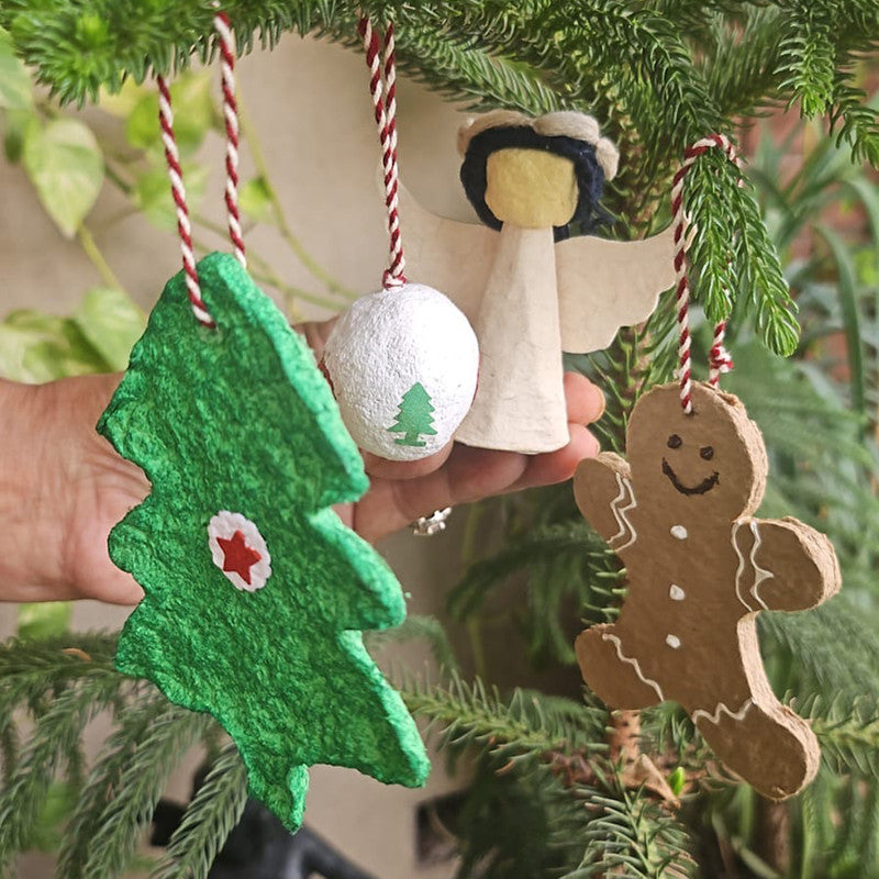 3D Christmas Decor | Plantable Christmas Oranaments | Pack Of 4、mySite、camillekostekn