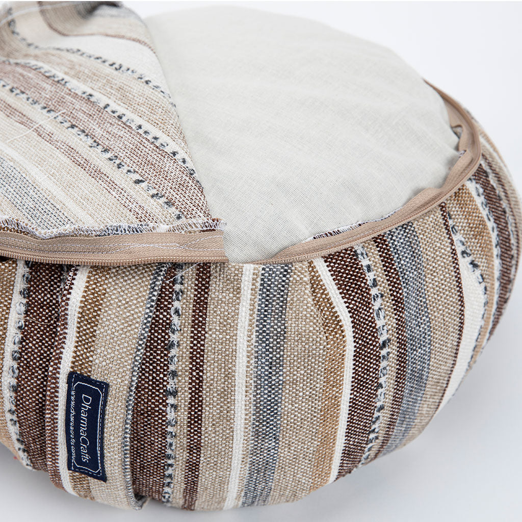 Mineral Stripe Buckwheat Hull Zafu、mySite、topwebapps