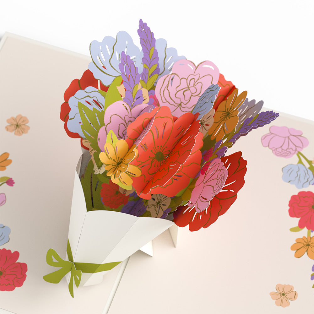 Thanks a Bunch Bouquet Pop-Up Card、mySite、solidvoid