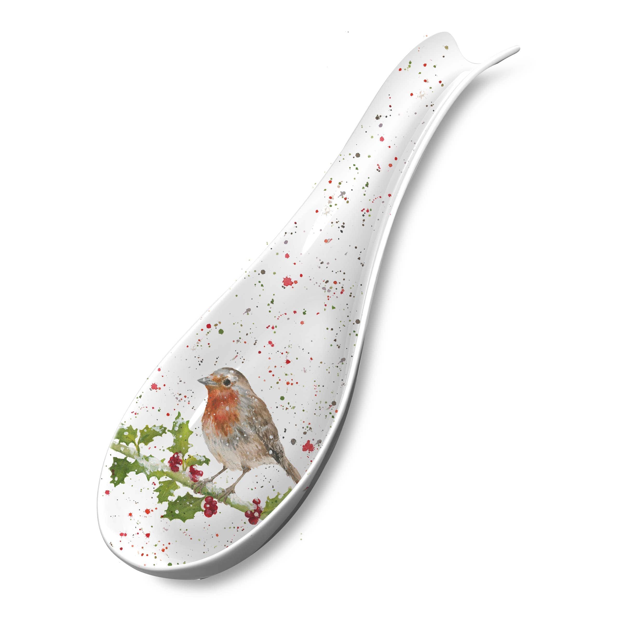 ROBIN SPOON REST-BREE MERRYN WATERCOLOR、mySite、g9winljtr