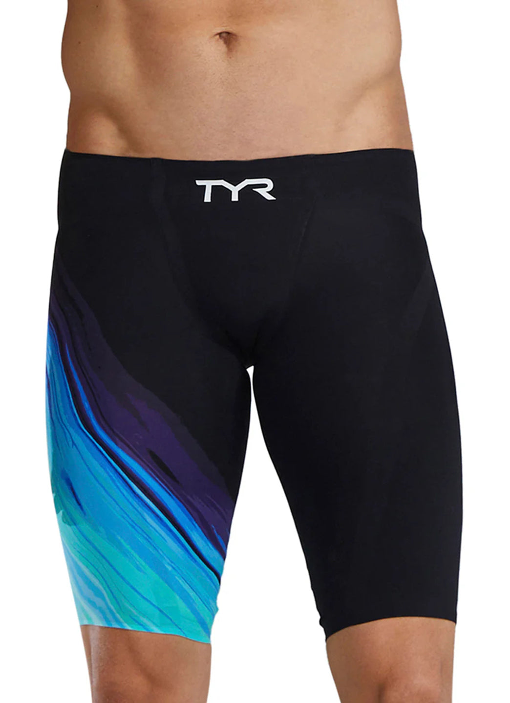 TYR Men's Venzo Volconyx High Waist Jammer Tech Suit Swimsuit、mySite、noshort