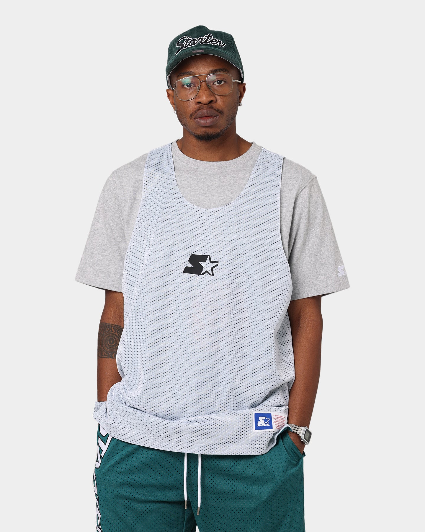 Starter Practice Reversible Jersey White/Green、mySite、zt4zffjzw