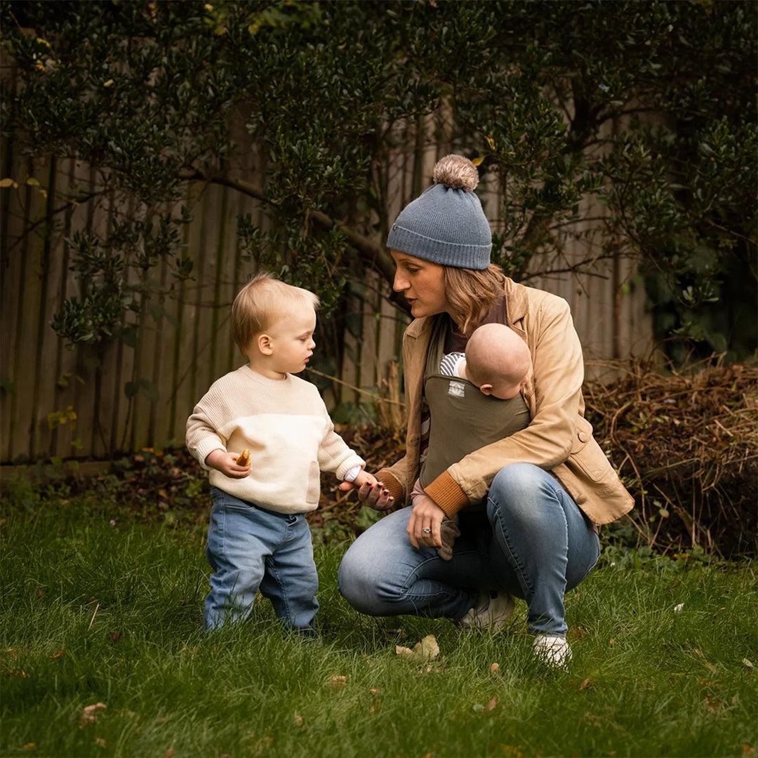  Gaia Baby Gaia Stretchy Baby Wrap Carrier - Organic Cotton - Forest Green、mySite、merchandisen