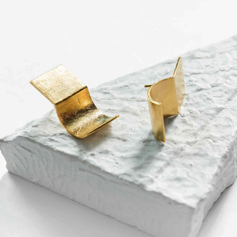 Brass Space Earrings、mySite、camillekostekn