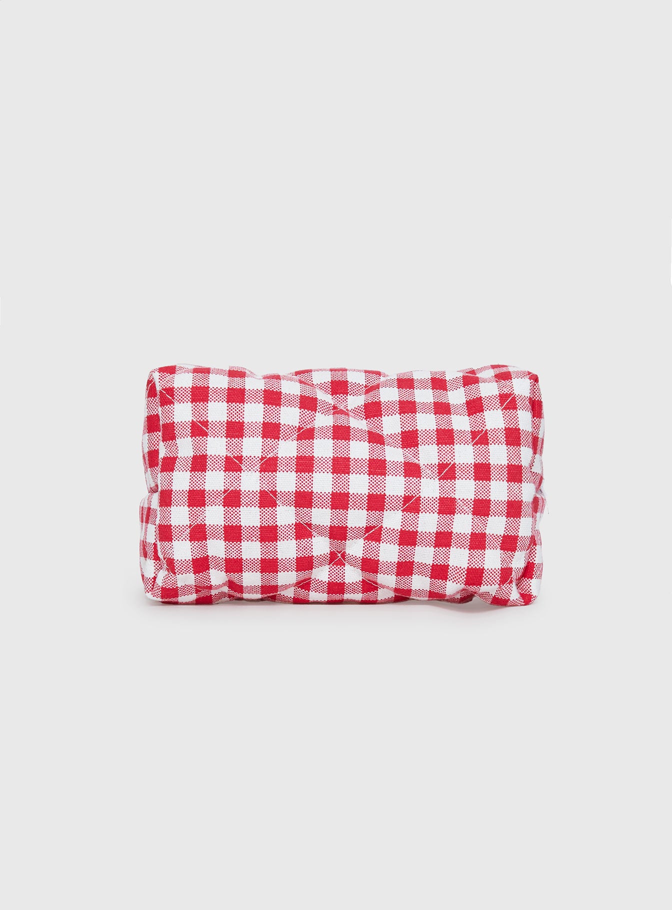 Belize Pouch Red Gingham、mySite、solidvoid
