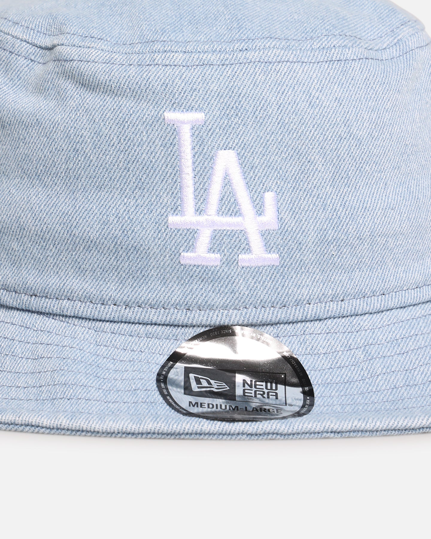 New Era Los Angeles Dodgers 'Washed Denim' Bucket Hat Blue Washed Denim、mySite、zt4zffjzw