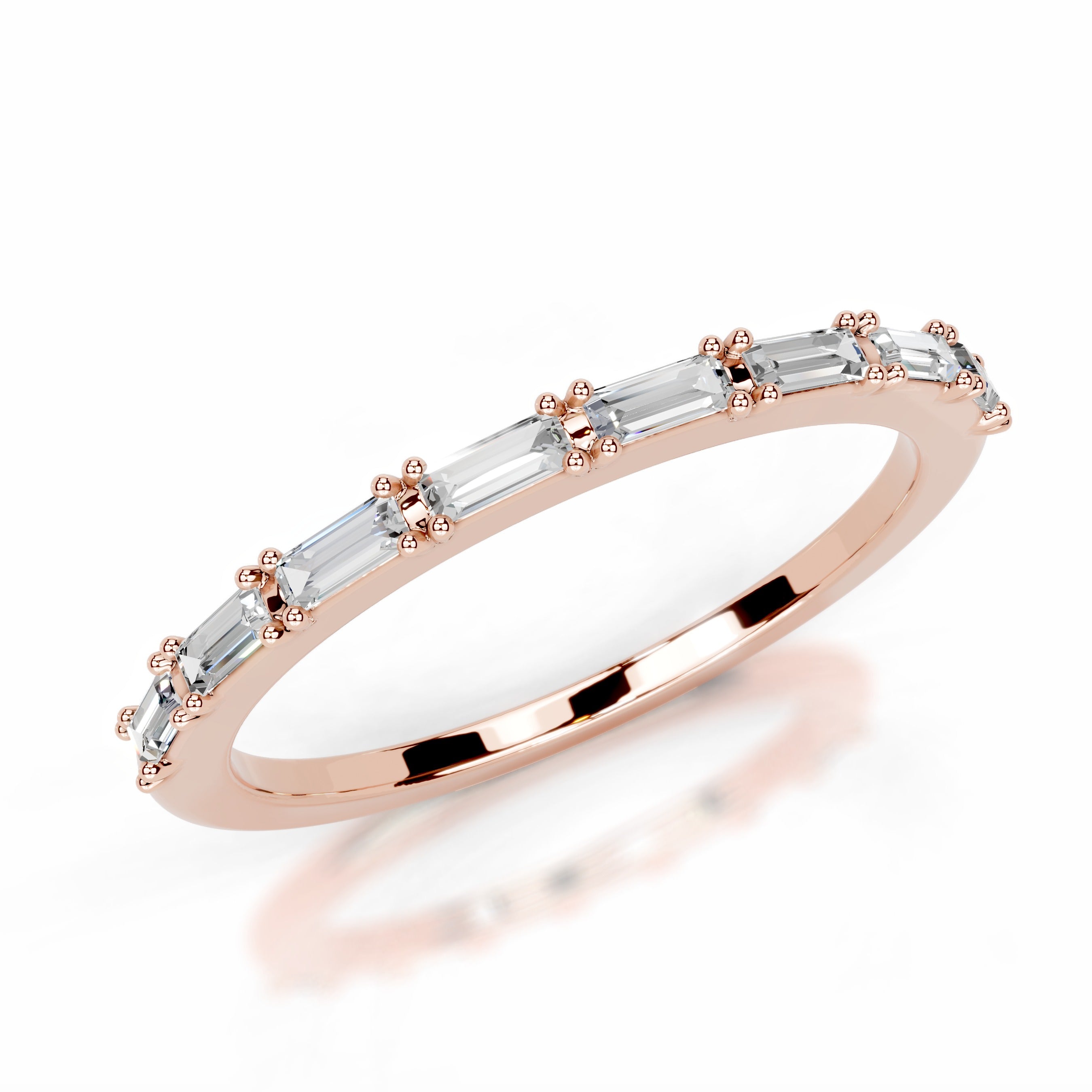 Irie Diamond Wedding band - 14K Rose Gold、mySite、hinf8tx79