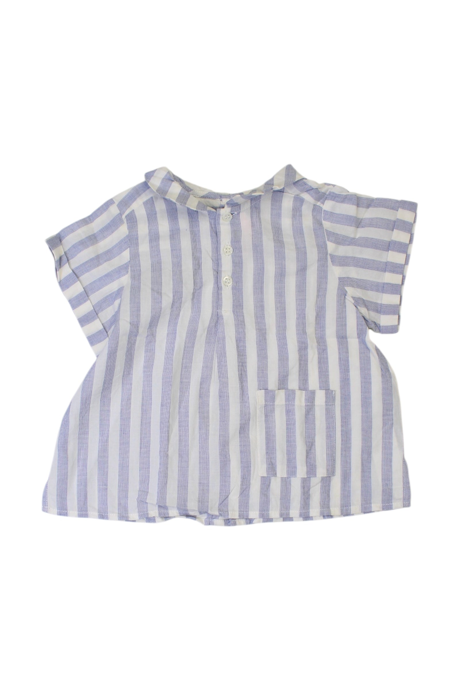 Bonpoint Striped Short Sleeve Shirt 12-18M、mySite、g9winljtr