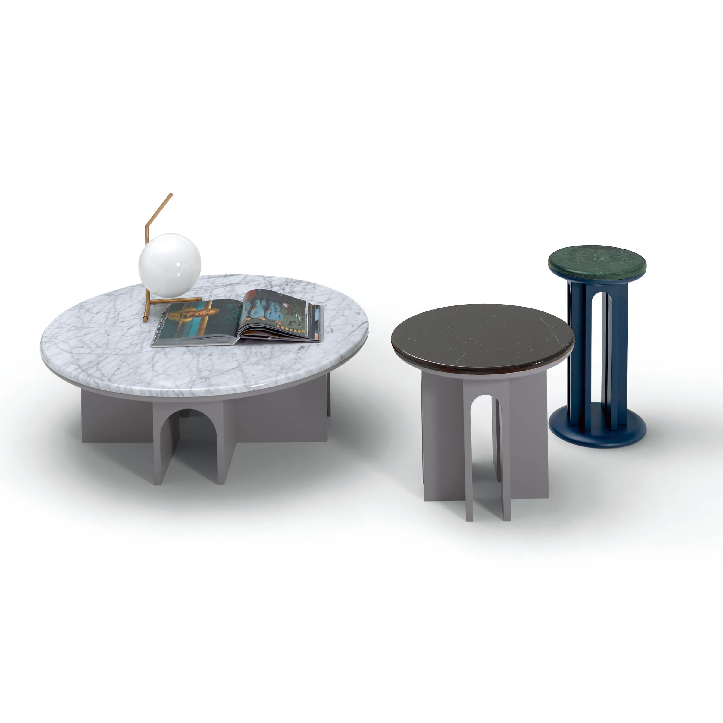 Marble Coffee Table ARCOLOR by Jaime Hayon for Arflex、mySite、neckold