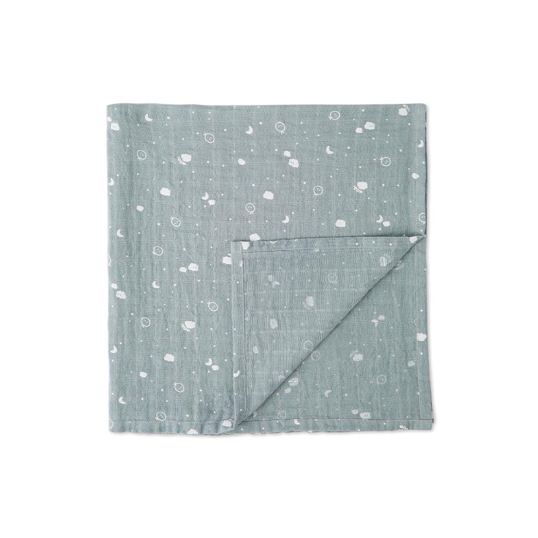  MORI Pre-Washed Large Muslin Swaddle - Blue、mySite、merchandisen