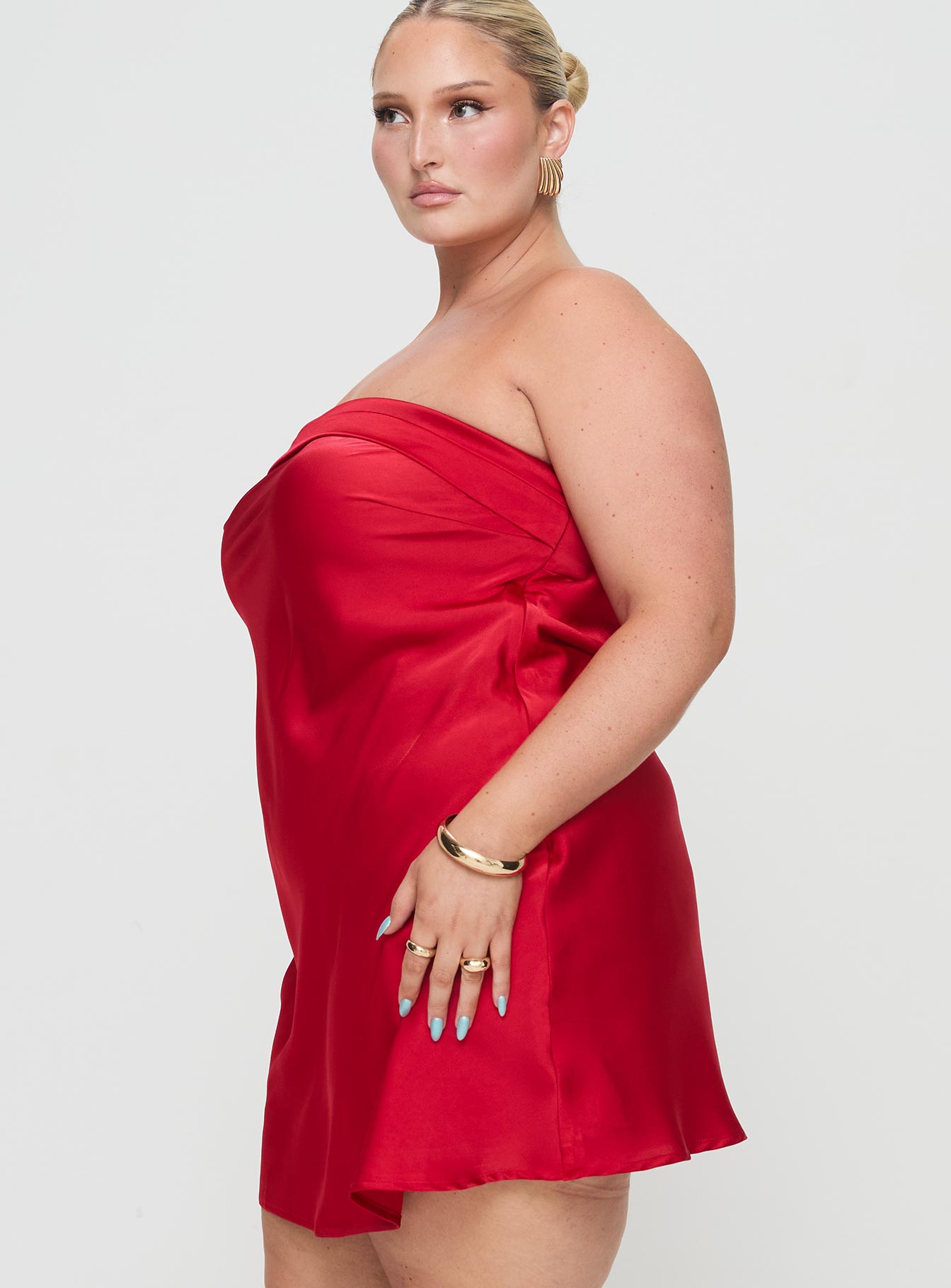 Phillipa Mini Dress Red Curve、mySite、solidvoid