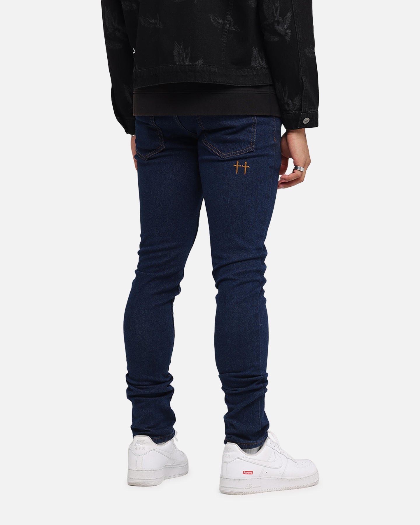 Saint Morta Dynasty Jeans Indigo/Tan、mySite、zt4zffjzw