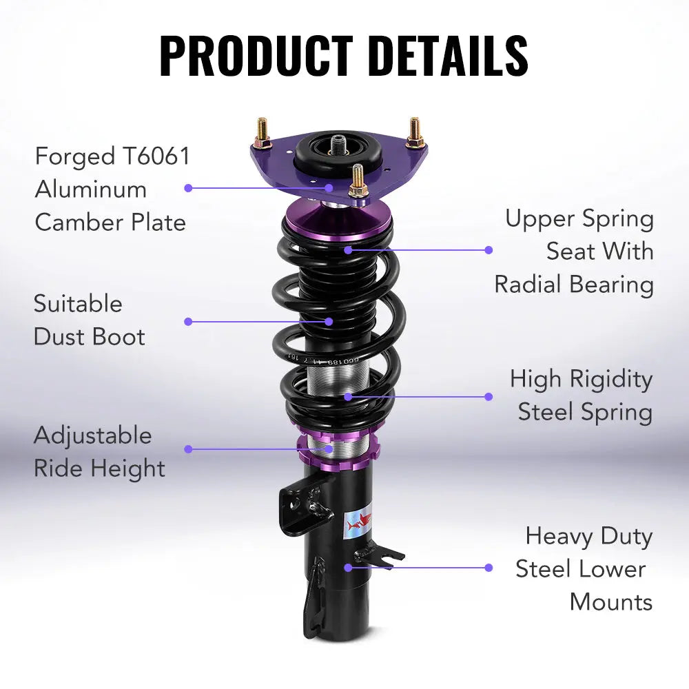 For 2007-2015 MINI Cooper FWD (R56/R57/R58/R59) 32-Way Damping Coilover Shock Absorbers Struts | Flashark、mySite、nflplayoffbracketp