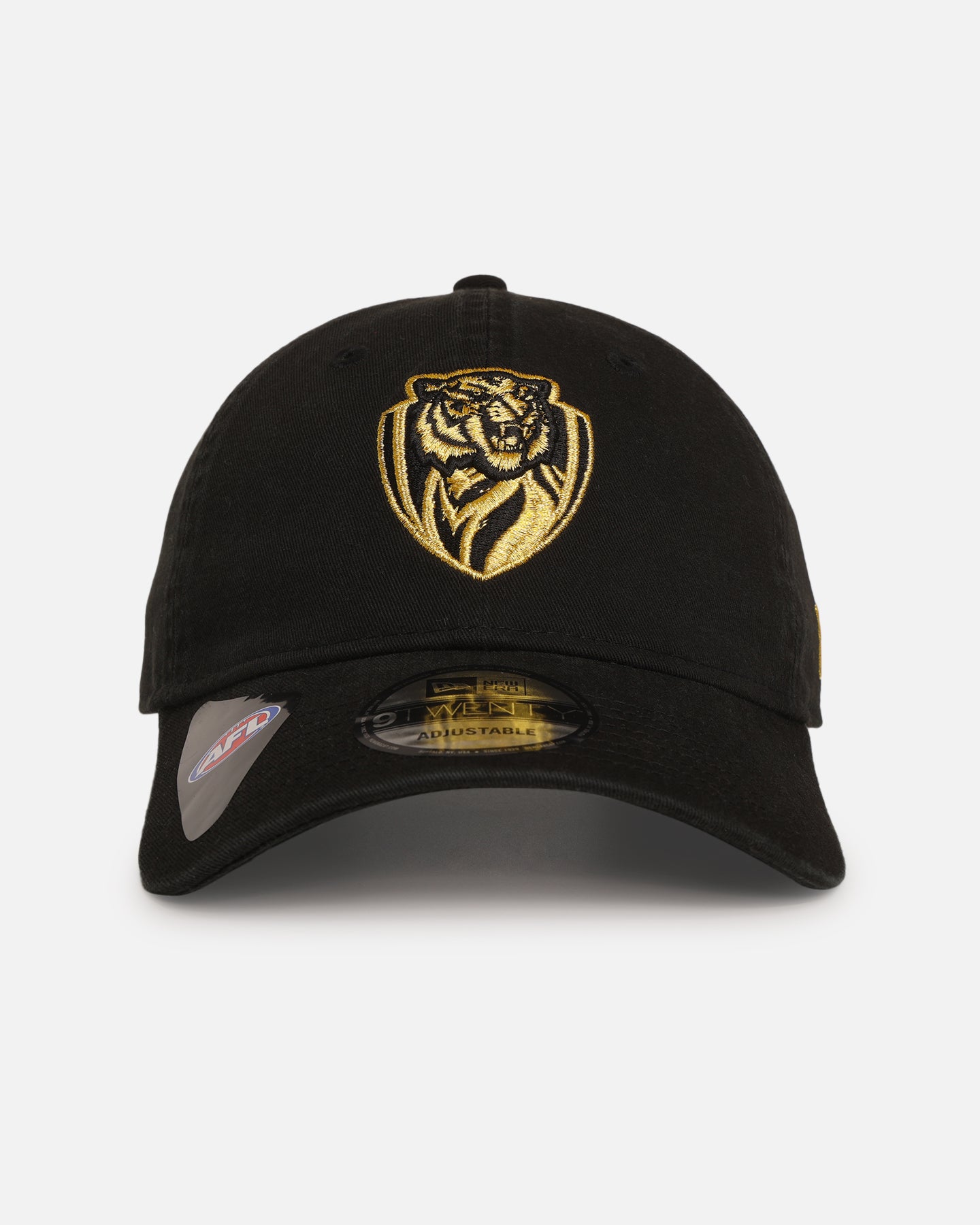New Era Richmond Tigers 'AFL Black & Gold' 9TWENTY Strapback Black/Gold、mySite、zt4zffjzw