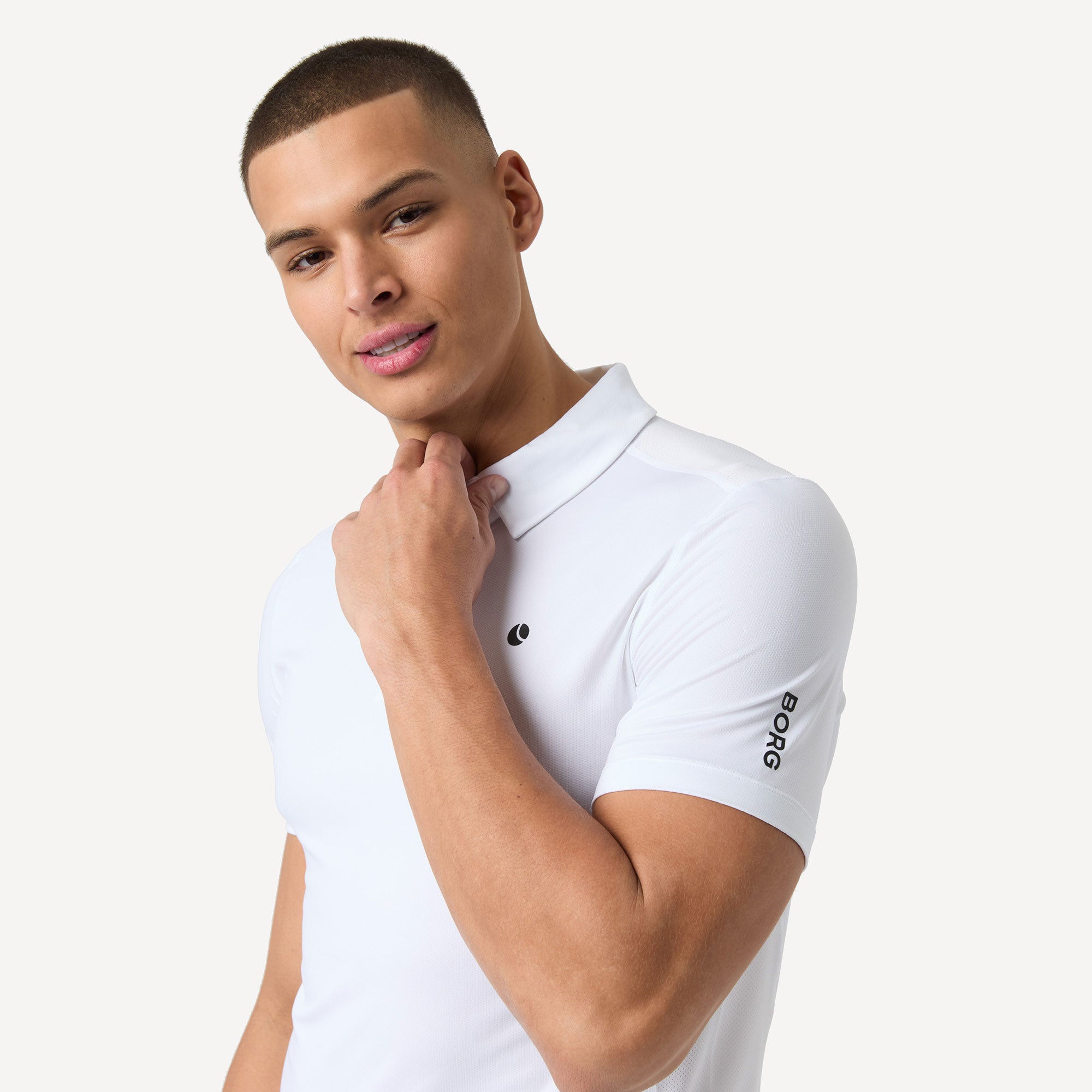 Bj枚rn Borg Ace Men's Mesh Panel Tennis Polo