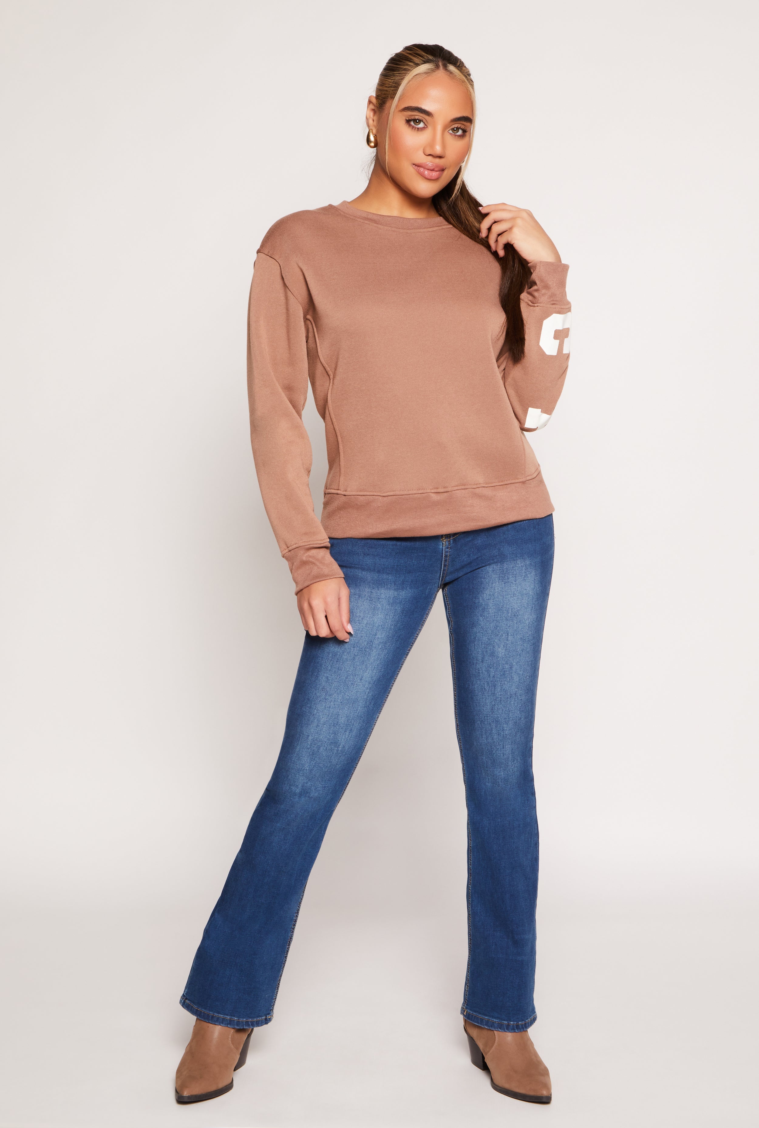 California Back Graphic Pullover Sweatshirt、mySite、camillekostekn