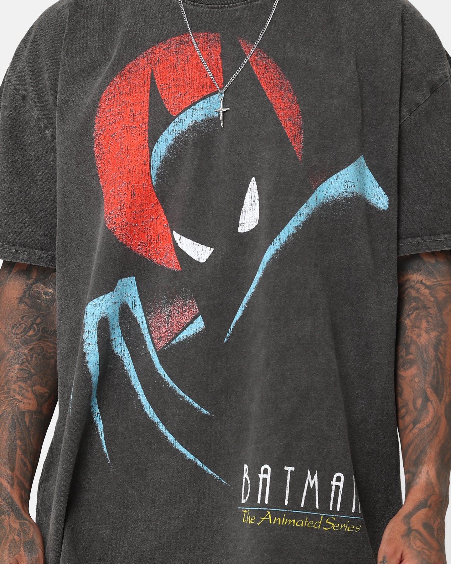 American Thrift X DC 1993 Batman Heavyweight Vintage T-Shirt Black Wash、mySite、zt4zffjzw