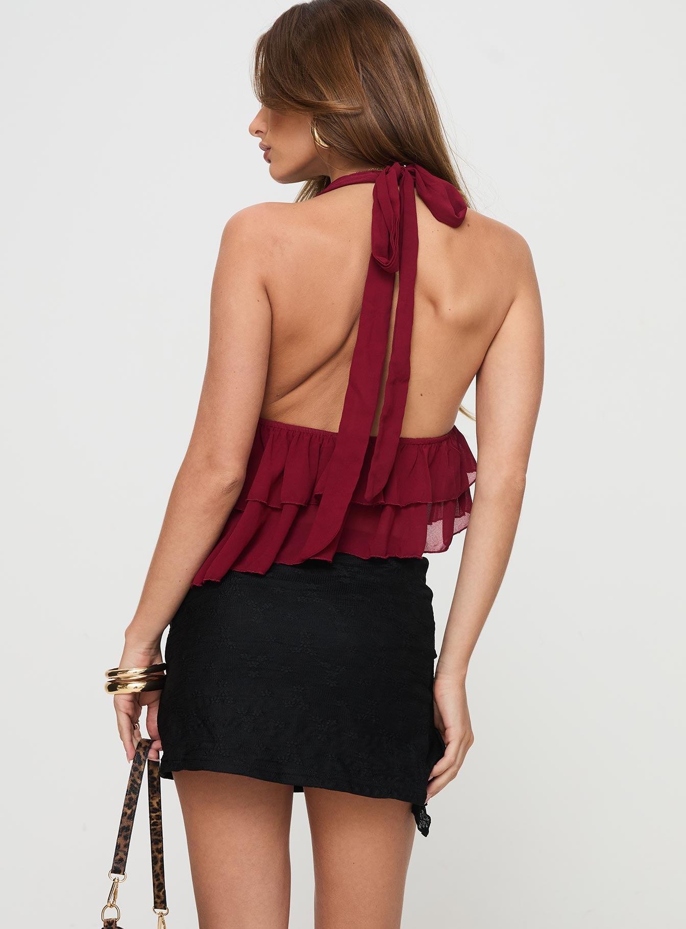 Vitoria Ruched Lace Mini Skirt Black、mySite、solidvoid