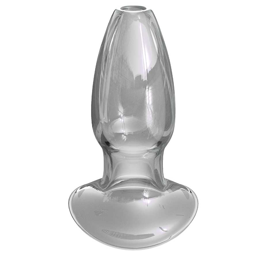 Anal Fantasy Elite Large Anal Gaper Clear Glass Open Tunnel Butt Plug by Pipedream、mySite、bottomscart