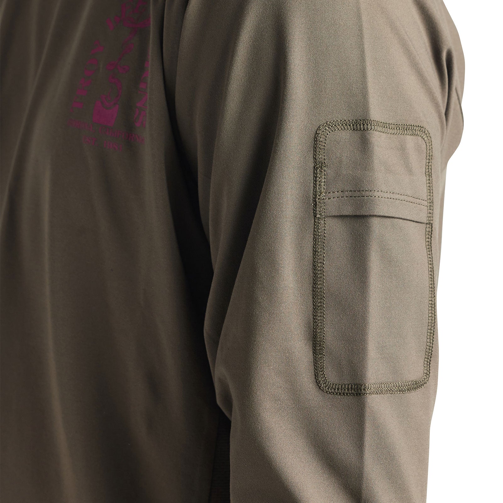 Ruckus Long Sleeve Ride Tee Fangs Olive、mySite、dreamappss