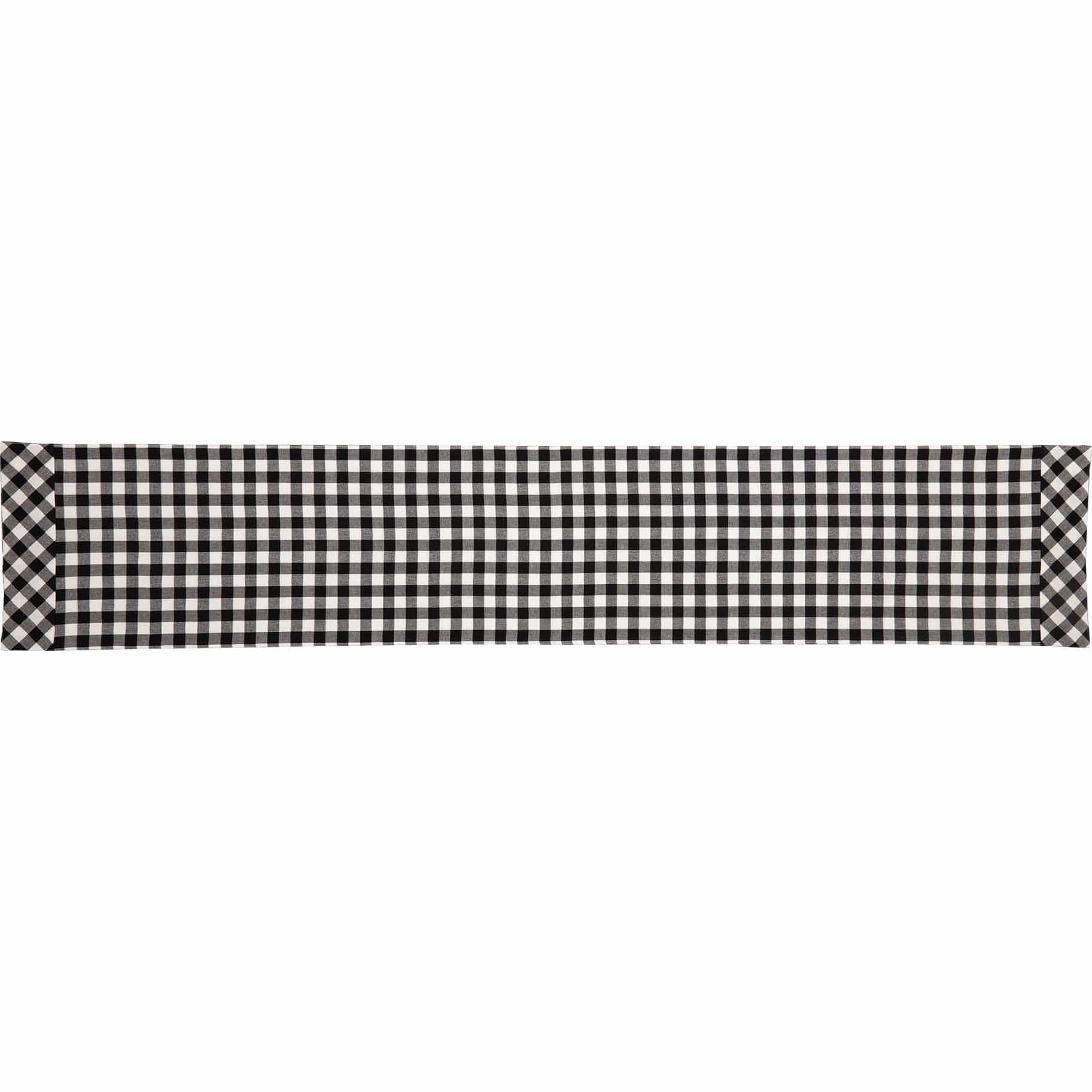 Vintage Check Black and White Table Runners and Placemats、mySite、g9winljtr